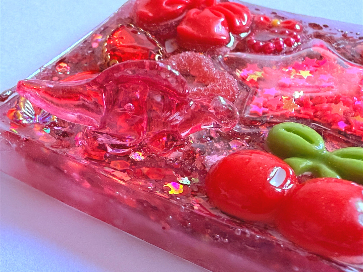 Cherry Pie (Textured Worry Square)