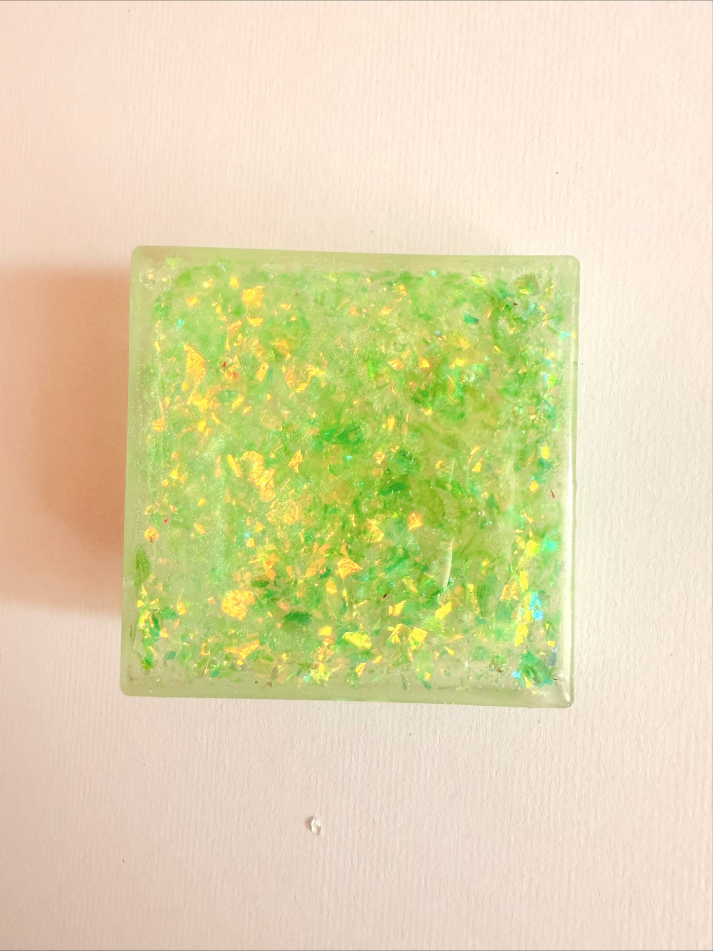 Green Kween (Textured Worry Square)