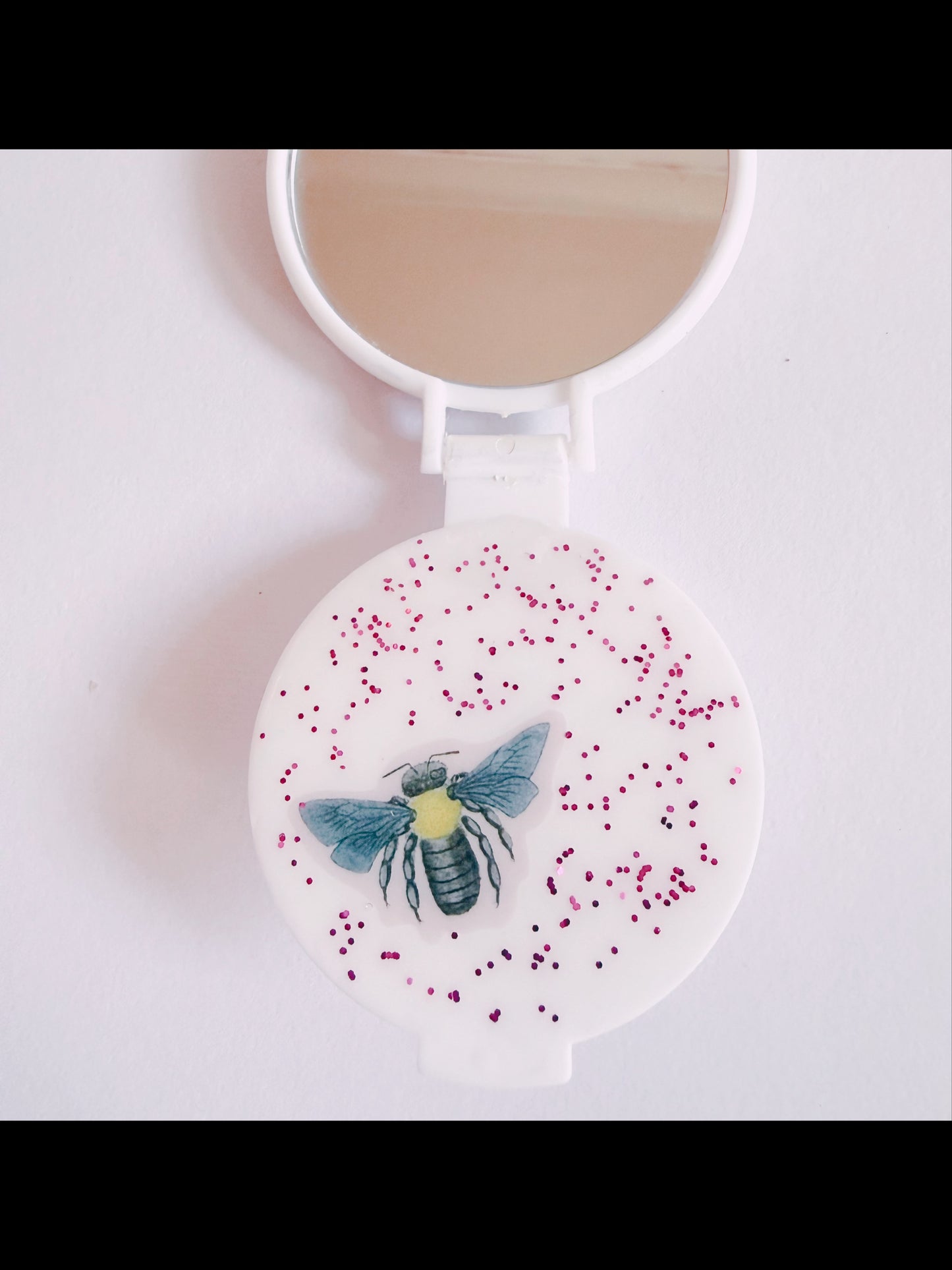 Floral Lady Pocket Mirror