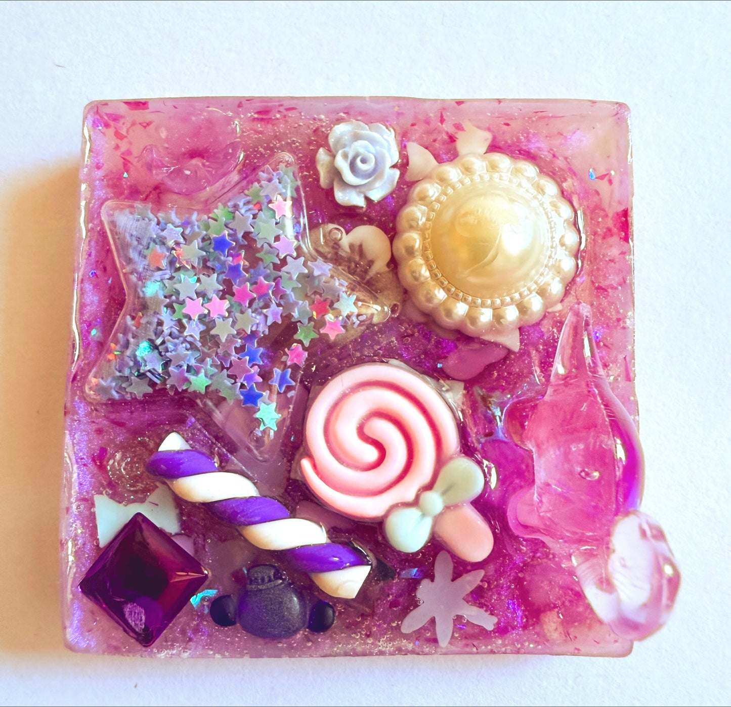 Dinopurp (Textured Worry Square)