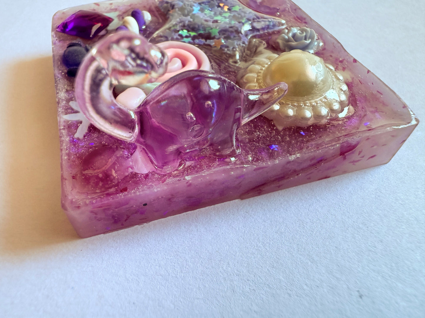 Dinopurp (Textured Worry Square)