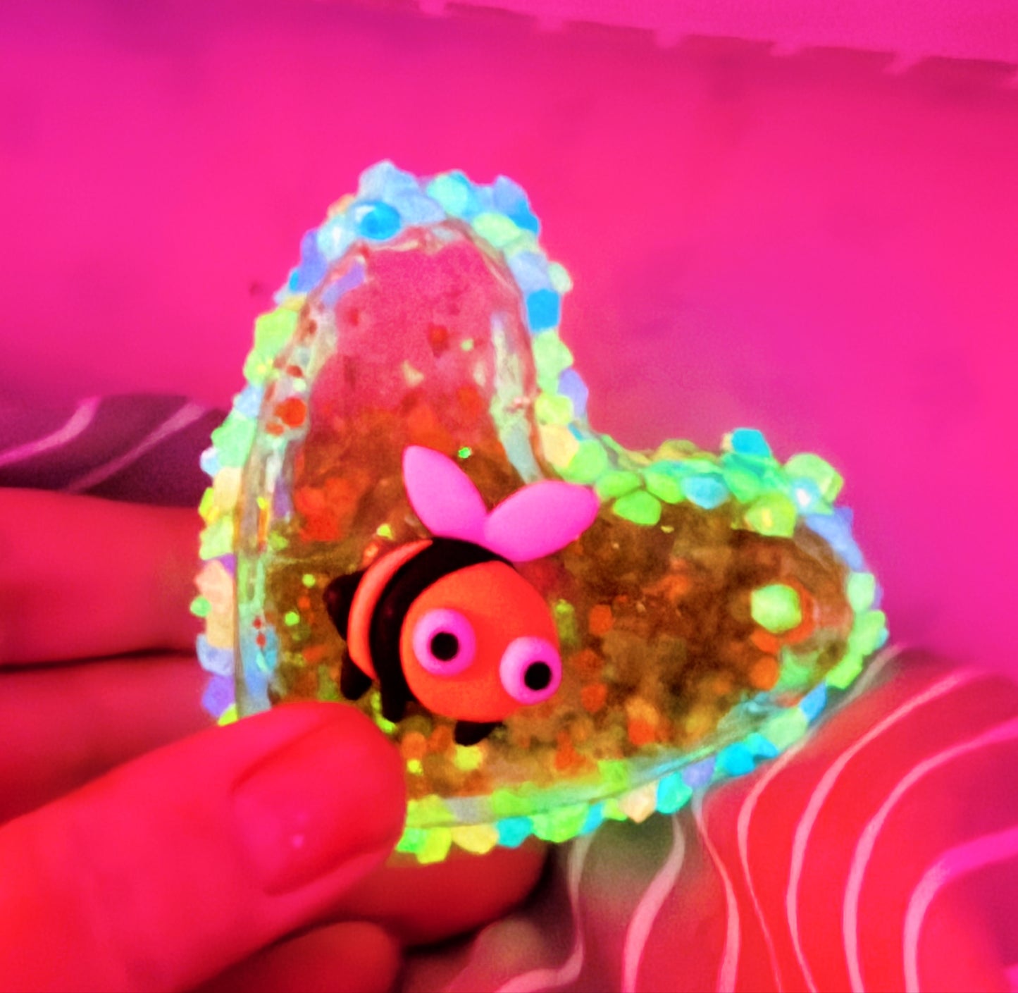 Liquid Motion Spinner - Honey Bee